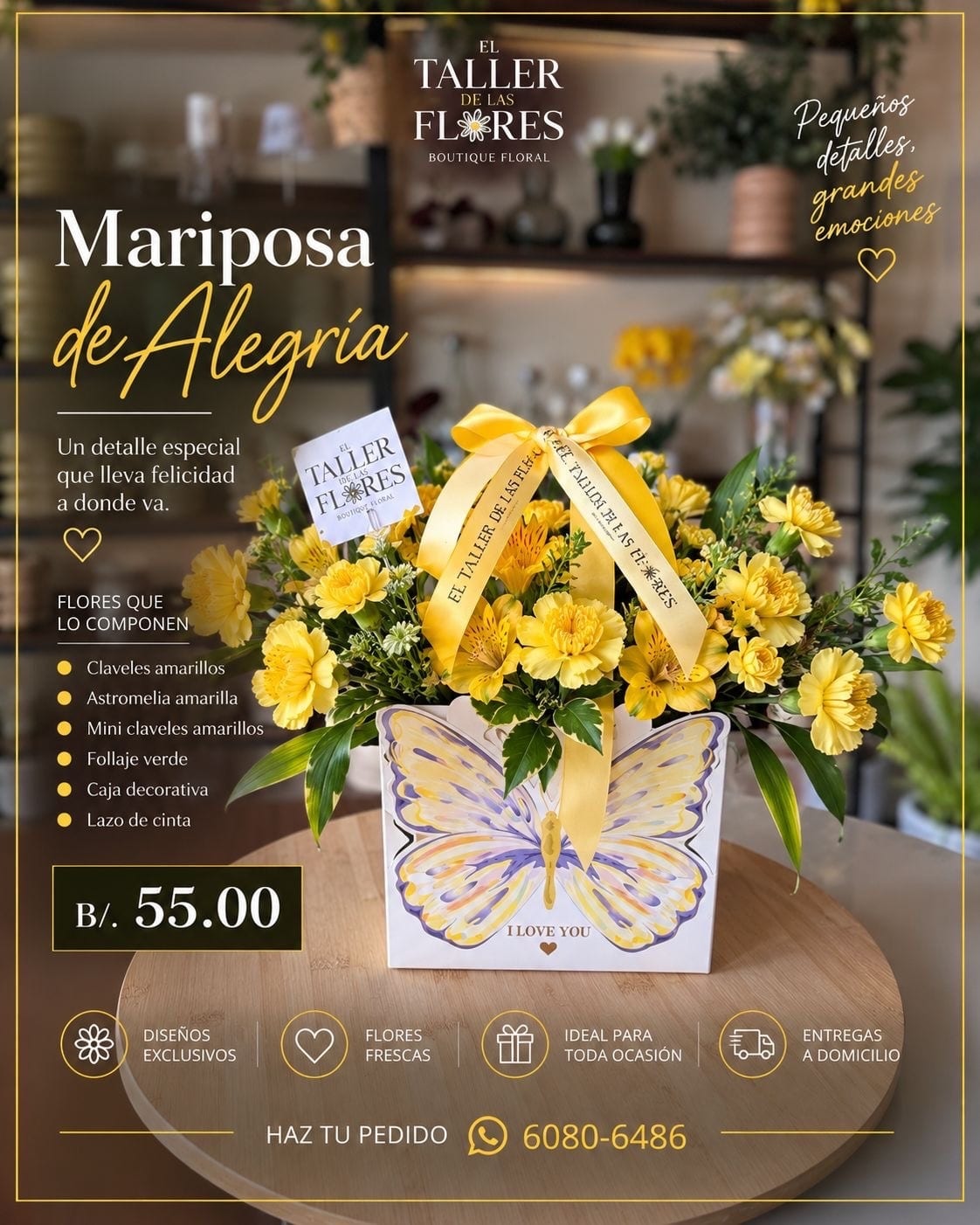 Mariposa de Alegría